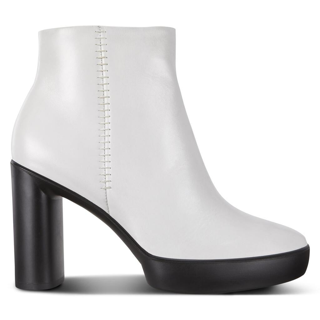 Ecco Shape Sculpted Motion 75 Womens Ankle Boots White Outlet - India EKC-873945